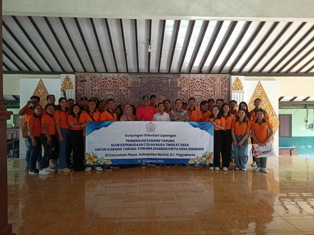 Orientasi Lapangan Karang Taruna Yowana Dharma Kriya Desa Sembung di Kalurahan Pleret, Bantul